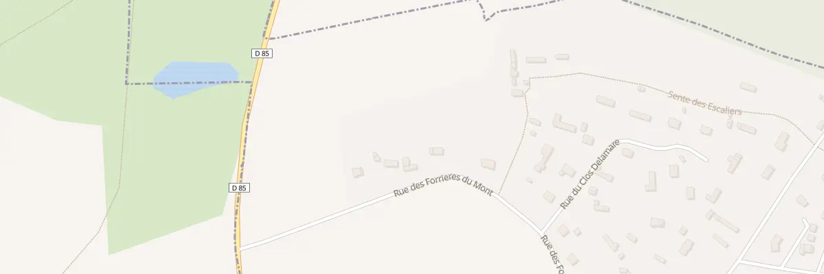 Plan du 18 Rue des Forrières du Mont à Amfreville-Saint-Amand