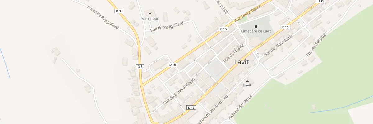 Plan du 4 Rue de Toumet à Lavit