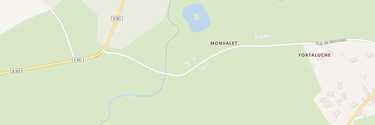 Plan du 9 Rue de Monvalet à Choue