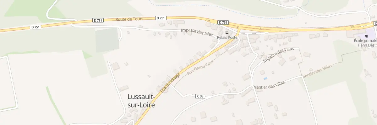 Plan du 6 Rue du Village à Lussault-sur-Loire