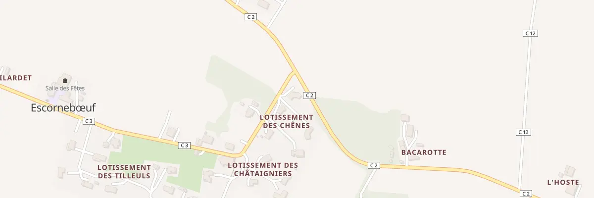 Plan du 10 Rue du Village à Escornebœuf