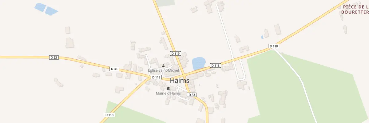 Plan du 4 Rte de Villemort à Haims