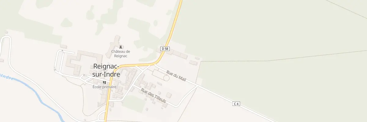 Plan du 3 Rue du Mail à Reignac-sur-Indre