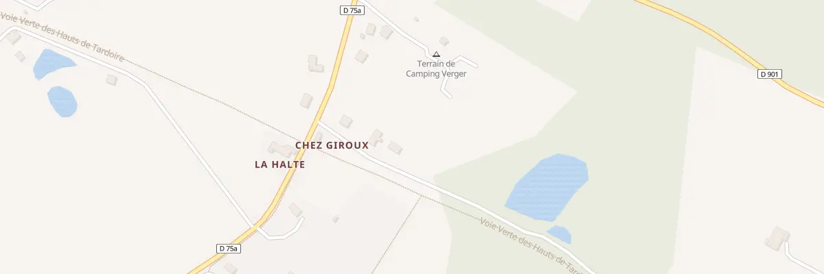 Plan du 7 La Halte à Champagnac-la-Rivière
