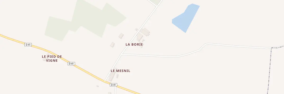 Plan du 5 La Borie à Saint-Auvent