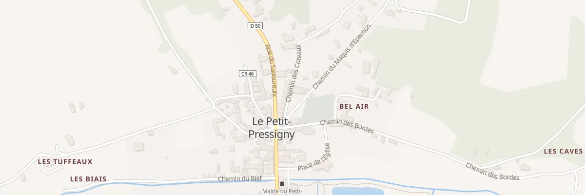 Plan du 2 Che des Côteaux au Petit-Pressigny