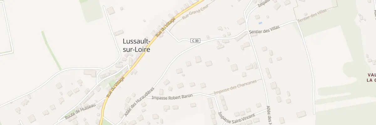 Plan du 14 All des Huraudières à Lussault-sur-Loire