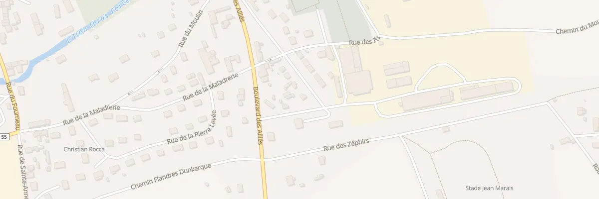 Plan du 206 Bd de la Gare à Breteuil