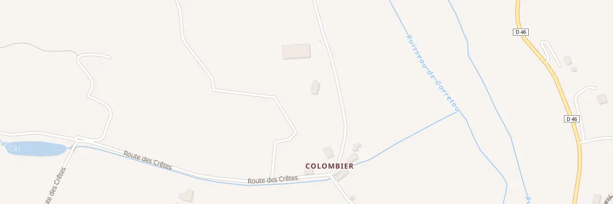 Plan du 175 Imp du Colombier à Gasques