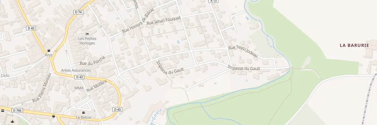 Plan du 24 Rue Madame Sornas à Château-Renault