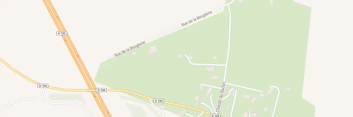 Plan du 105 Che du Raquelon à Bouville