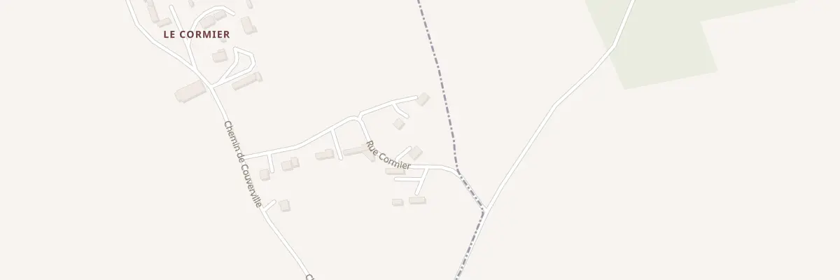 Plan du 5T Rue du Cormier à Berville-la-Campagne