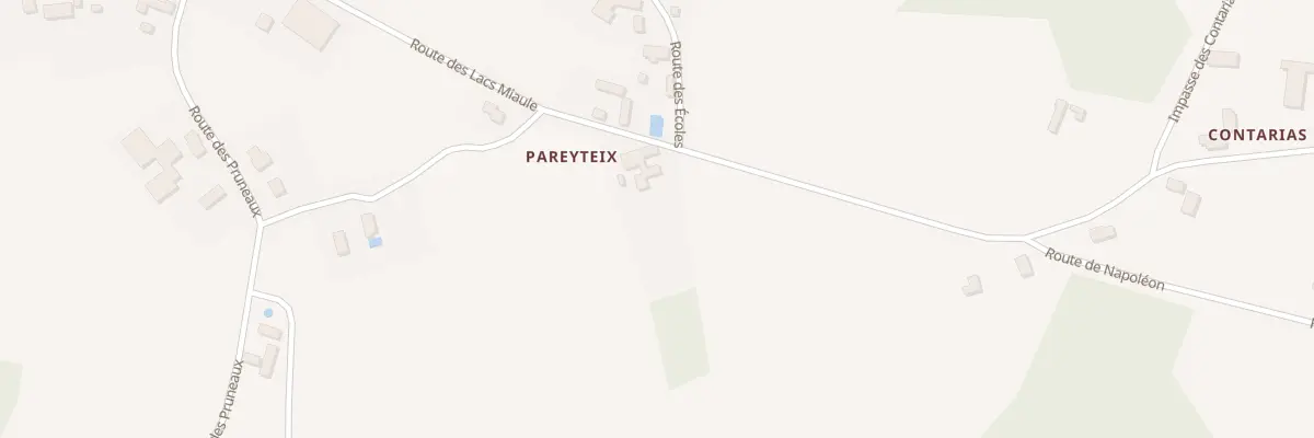 Plan du 814 Rte des Lacs Miaule à Bassillac et Auberoche