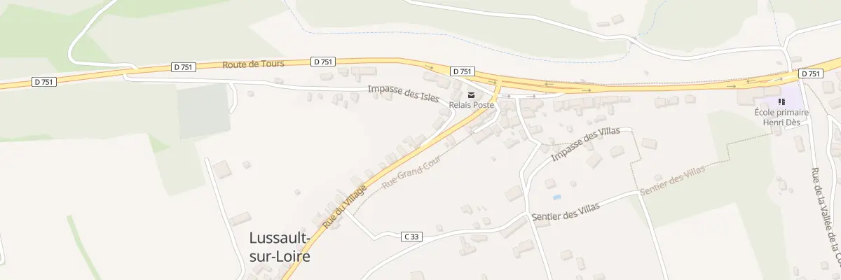 Plan du 1 Imp des Isles à Lussault-sur-Loire