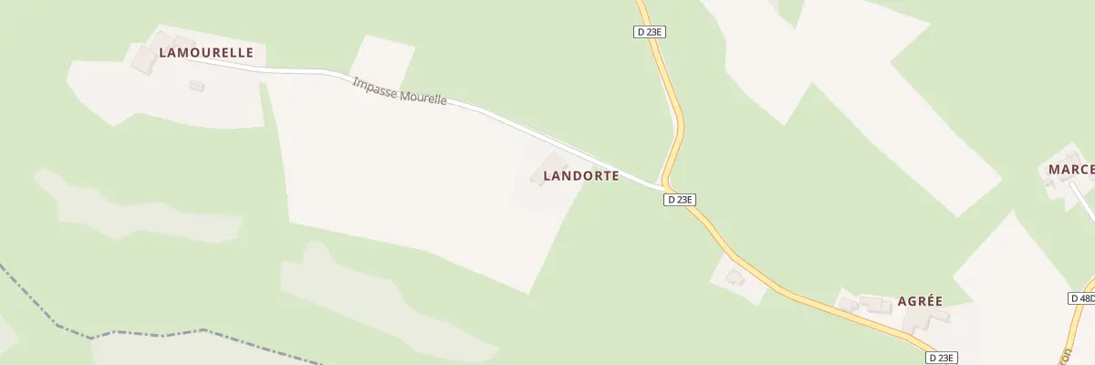 Plan du 71 Landorte à Fabas