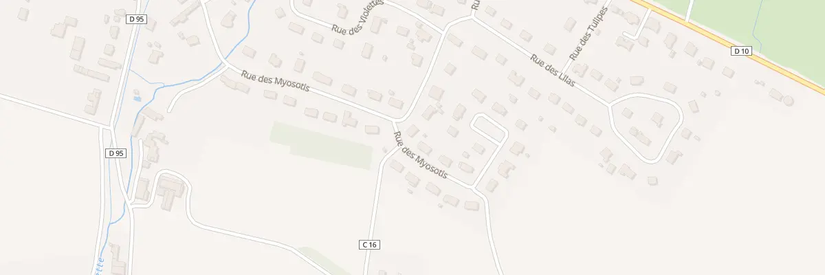 Plan du 25 Rue des Myosotis à Reignac-sur-Indre