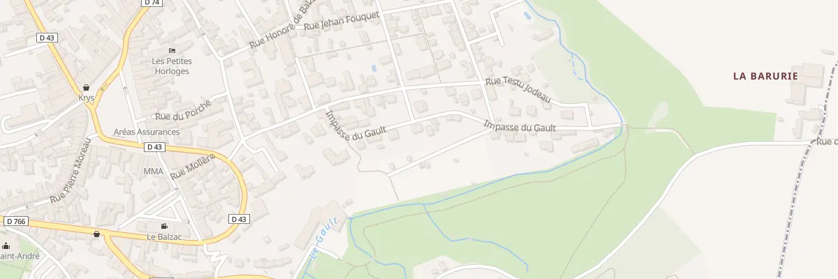Plan du 8 Imp du Gault à Château-Renault