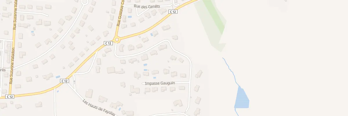 Plan du 16 Rue Gauguin à Saint-Junien