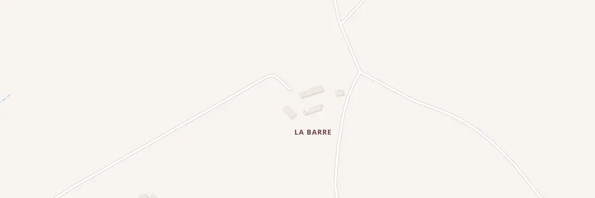 Plan du 1 La Barre à Prunay-Cassereau