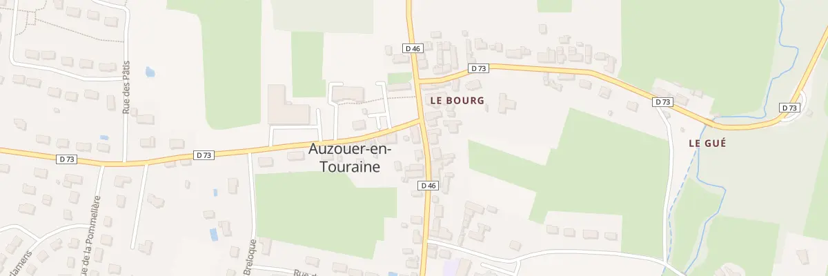 Plan du 1 Rue du Général de Gaulle à Auzouer-en-Touraine