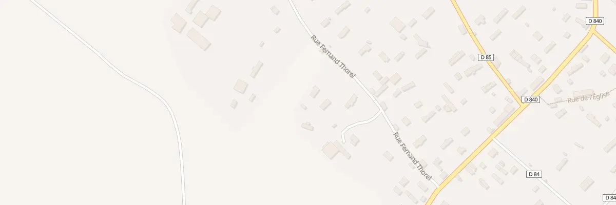 Plan du 10 Rue Fernand Thorel à Iville