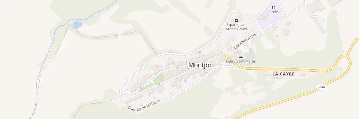Plan du 5057 Montjoi à Montjoi