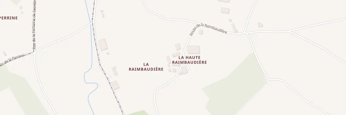 Plan du 107 La Raimbaudiere à Sasnières