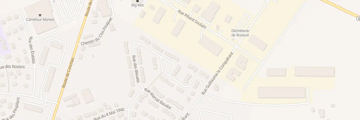 Plan du 19 Rue des Coquelicots à Breteuil