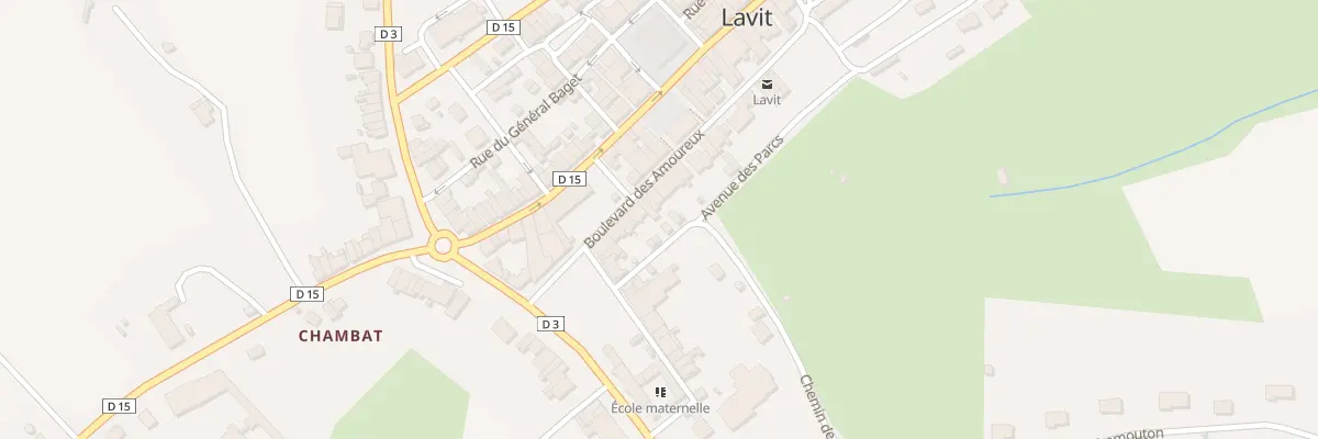 Plan du 25 Bd des Amoureux à Lavit