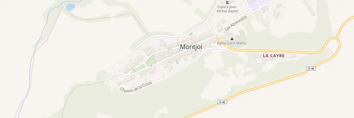 Plan du 5075 Montjoi à Montjoi
