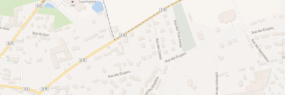 Plan du 5 Rue des Cytises à Luneray