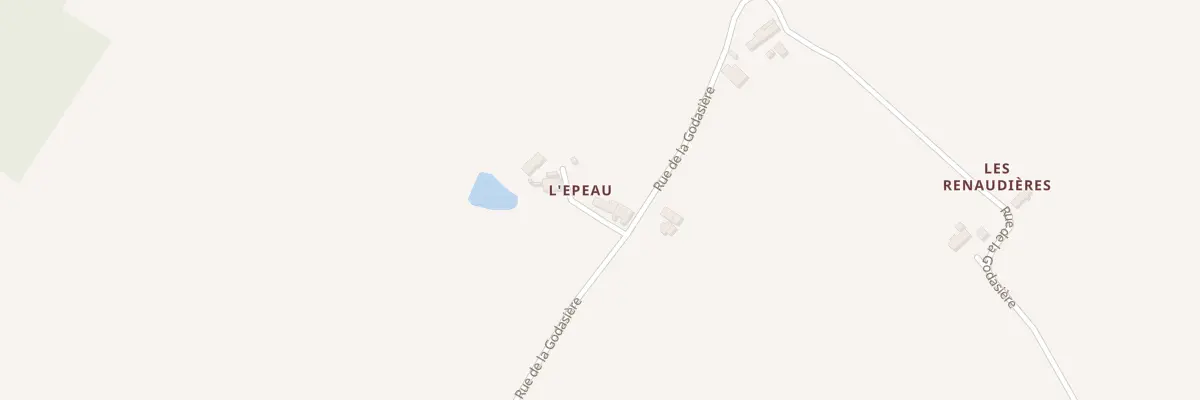Plan du 148 L’Epeau à Épuisay