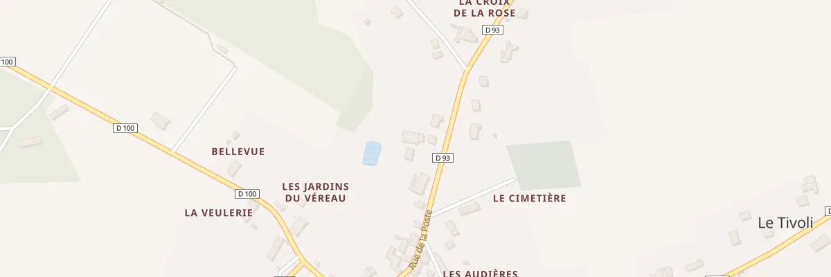 Plan du 23 Rue de la Poste à Betz-le-Château