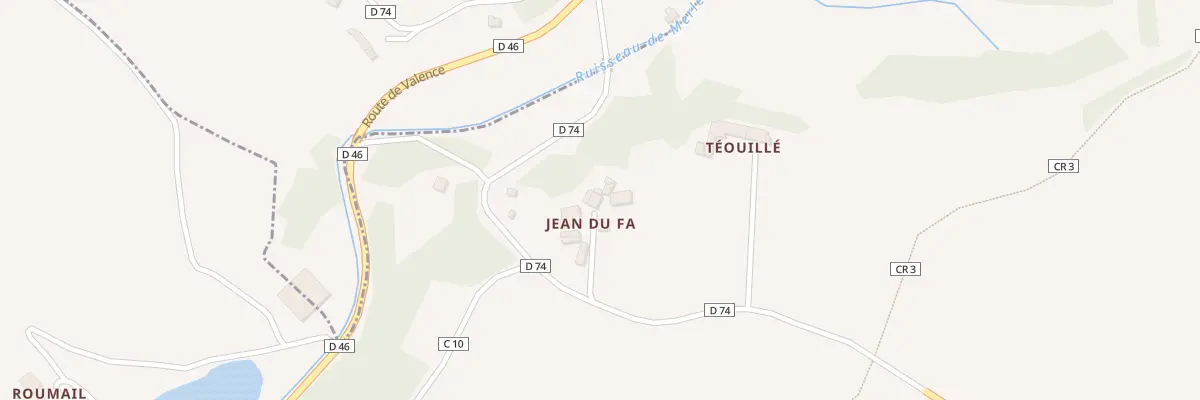 Plan du 4080 Rte des Vignes à Gasques
