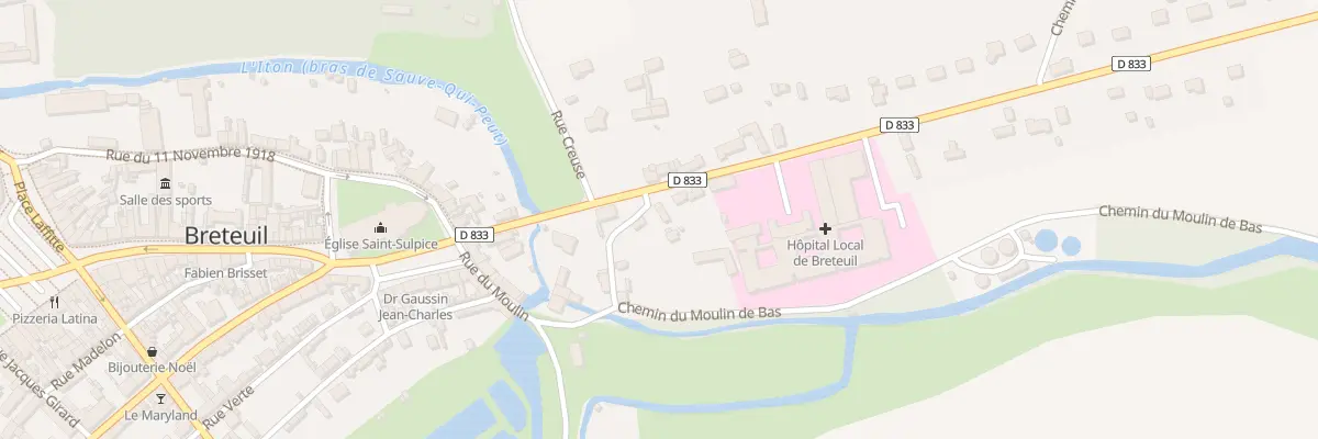 Plan du 87 Sen des Meuniers à Breteuil