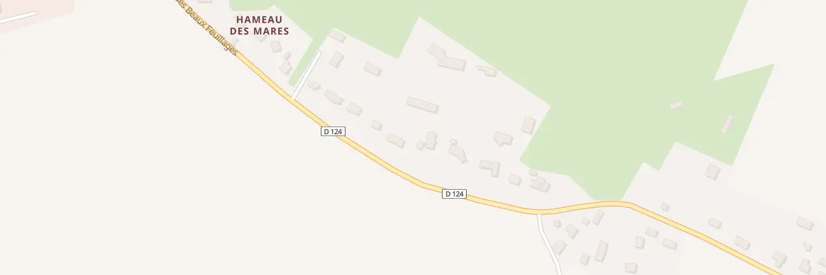 Plan du 1104 Rte des Beaux Feuillages à Saussay