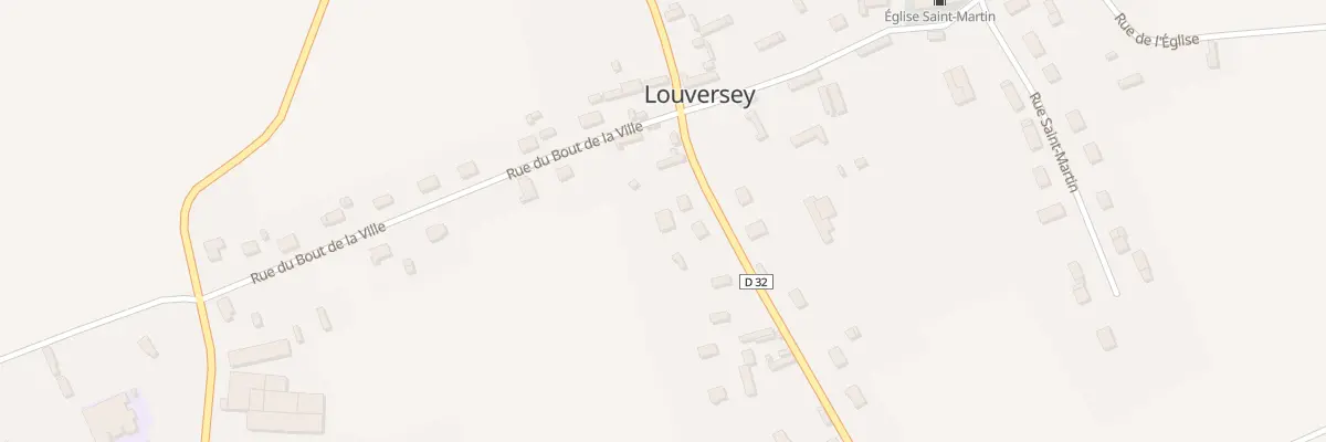 Plan du 29 Rte de Beaumont à Louversey