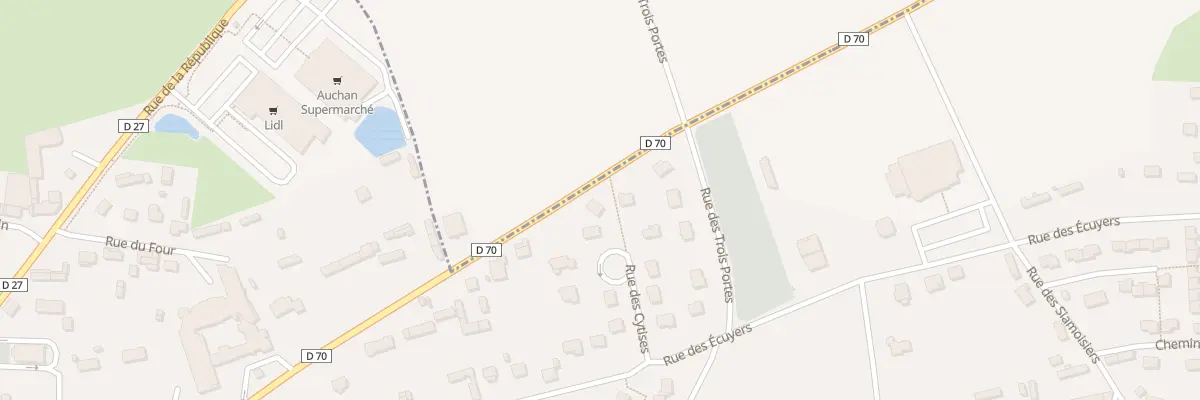 Plan du 13 Rue des Cytises à Luneray