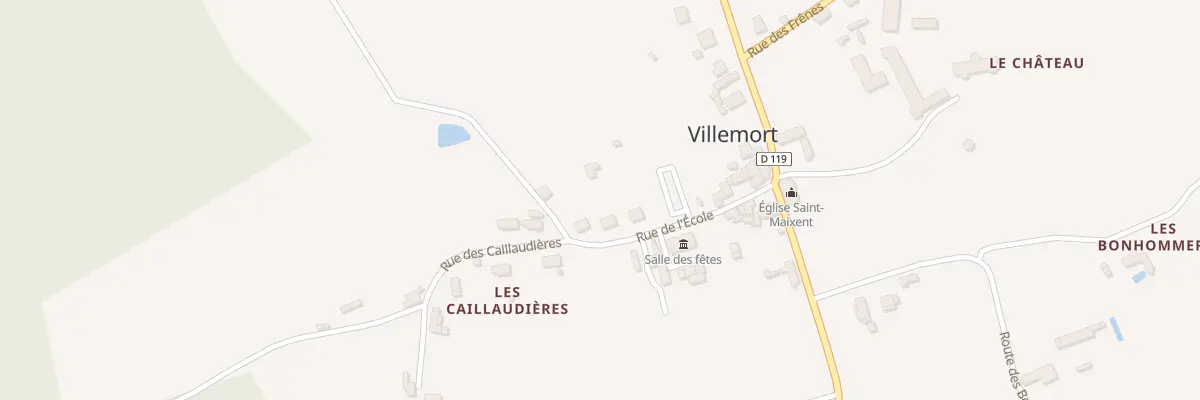 Plan du 16 Rue de l’Ecole à Villemort