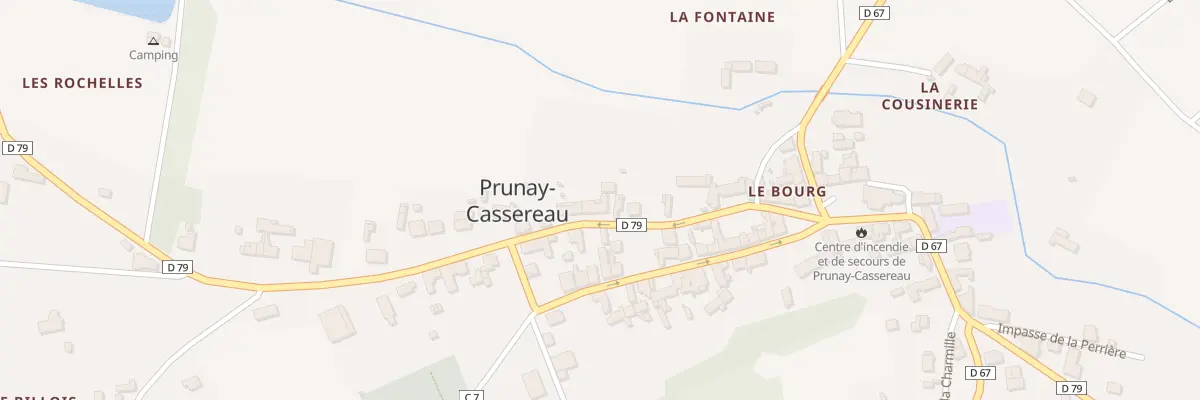 Plan du 21 Rue de l’Hotel de Ville à Prunay-Cassereau