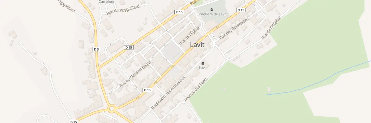 Plan du 28 Rue de la République à Lavit