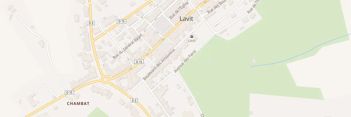 Plan du 13 Bd des Amoureux à Lavit