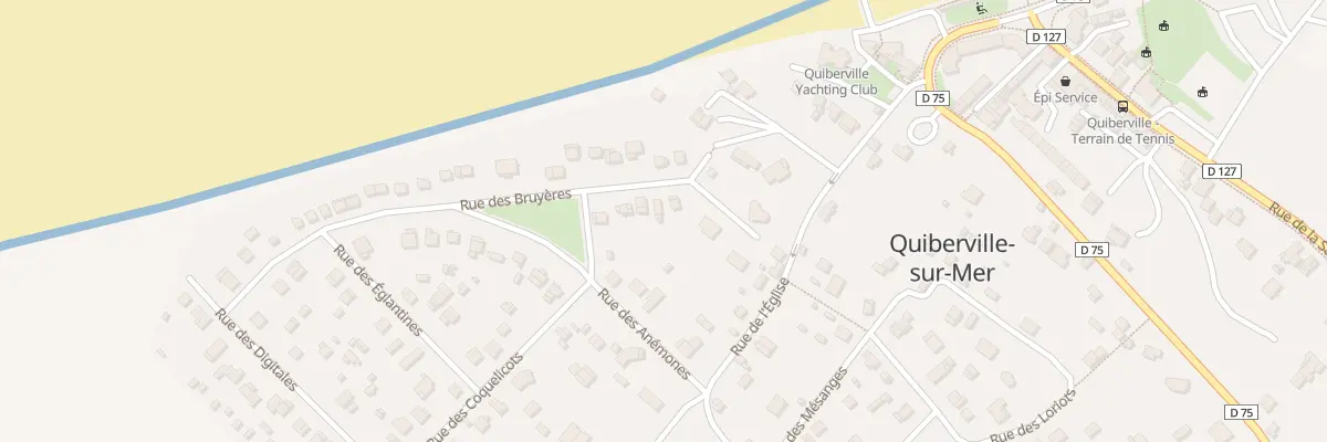 Plan du 112 Rue des Bruyeres à Quiberville-sur-Mer