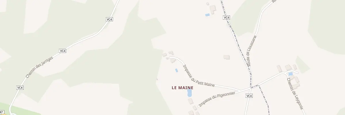 Plan du 15 Le Maine à Saint-Félix-de-Reillac-et-Mortemart