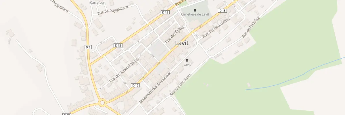 Plan du 4 Bd des Amoureux à Lavit