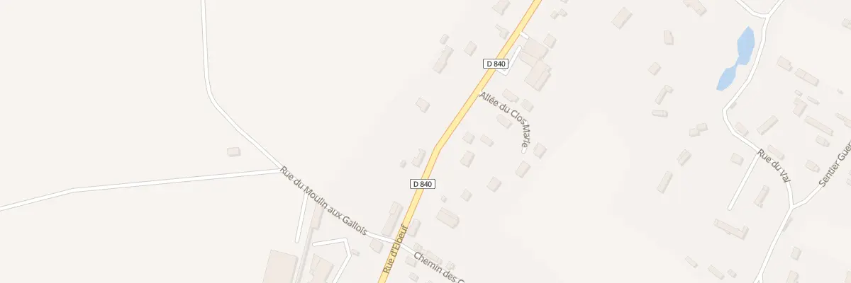 Plan du 8 Rue d’Elbeuf à Iville