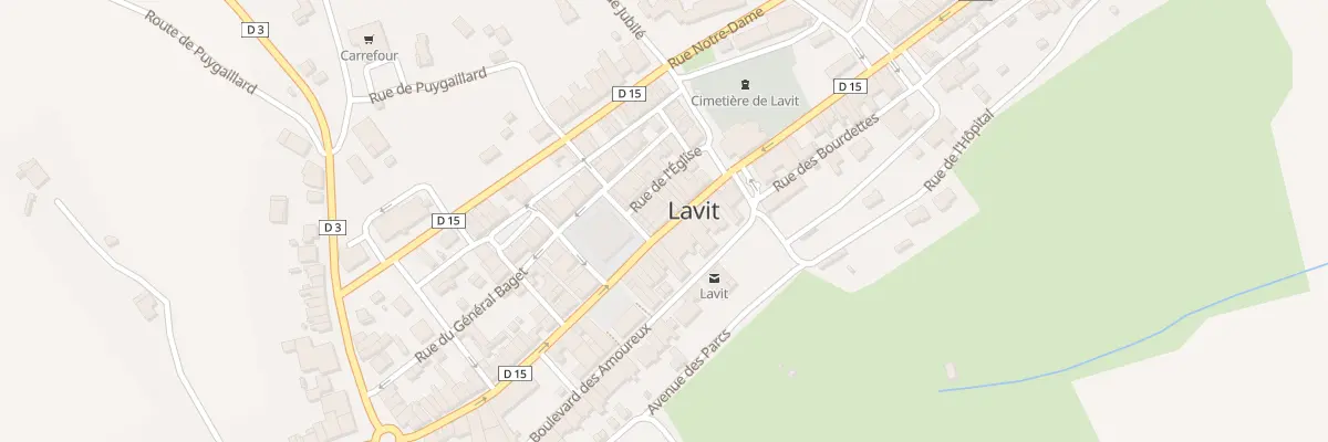 Plan du 47 Rue de la République à Lavit