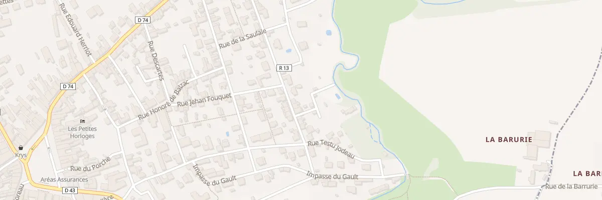 Plan du 35 Rue D Deportes Politiques à Château-Renault