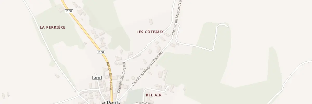Plan du 7 Che du Maquis d’Epernon au Petit-Pressigny