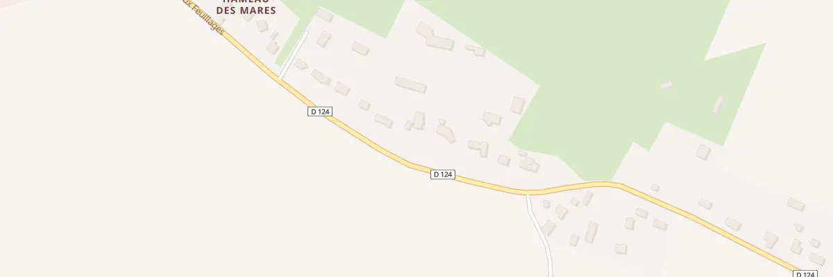 Plan du 1100 Rte des Beaux Feuillages à Saussay